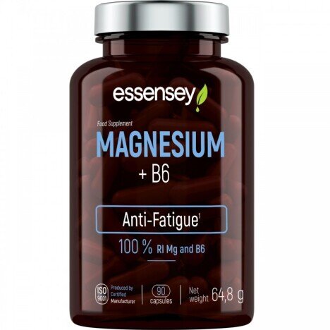 Magnesium + Vitamin B6 90 Capsule, Essensey